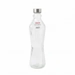 1000ml Borosilicate Glass Water Bottle – Eco-Friendly Reusable Fridge Carafe with Leakproof Stainless Steel Screw Cap (1966-19)