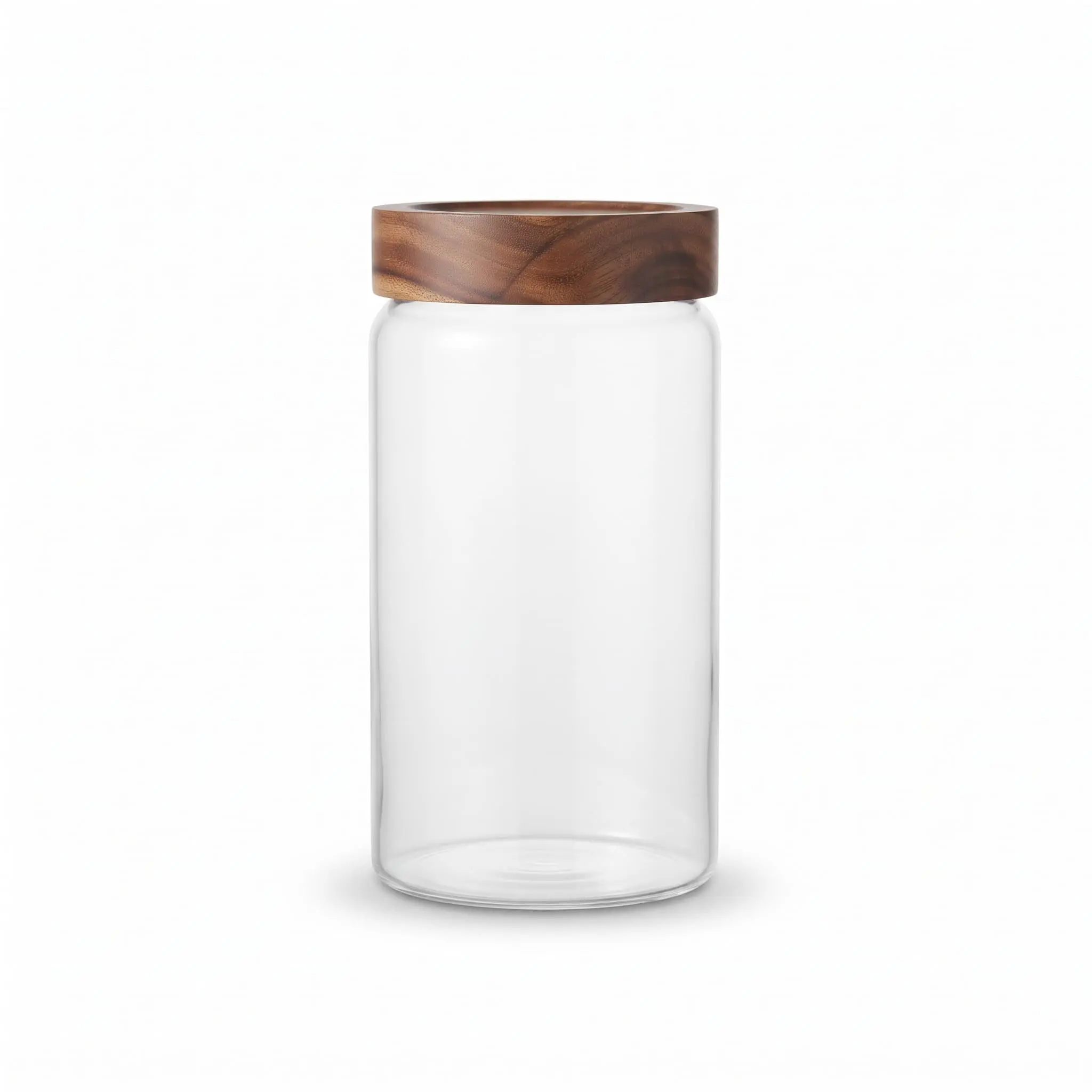1250ml-Storage-jar_Kitchenware_12060_3.webp 1250ml Borosilicate Glass Food Storage Jar – Minimalist Kitchen Canister with Dark Wood Airtight Sealing Lid (1966-90) - Image 1
