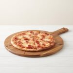 Danny Home Acacia Wood Pizza Cutting Board & Serving Peel (42x32cm) | SKU: CZT41-06 - Image 2