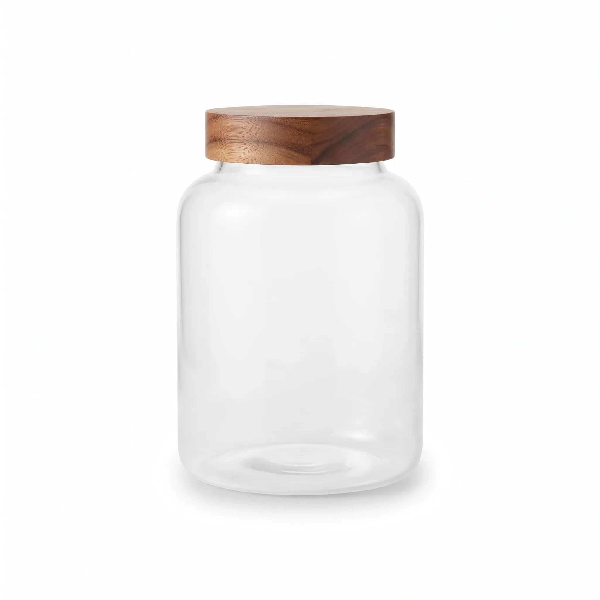 1930ml-Storage-jar_Kitchenware_12064_3.webp 1930ml Large Borosilicate Glass Food Storage Jar – Premium Kitchen Canister with Dark Wood Airtight Sealing Lid (1966-88) - Image 1