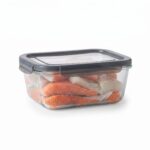 Danny Home 400ml Rectangular Glass Crisper – Compact Leakproof Snack Container, Airtight Food Storage Bento Box with PP Lid (BXH04-02) - Image 2