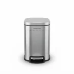 Premium 5L Stainless Steel Pedal Trash Can – Soft-Close Smudge-Proof Waste Bin (Model LJT05-5-1)