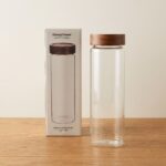 780ml Borosilicate Glass Food Storage Jar – Minimalist Kitchen Canister with Dark Wood Airtight Sealing Lid (1966-93) - Image 3
