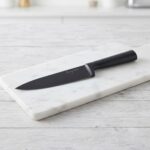 33.6cm Stainless Steel 8 Inch Professional Chef Knife with Matte Black Non-Stick Coating and Ergonomic Handle - DH3617-BLACK - Image 2