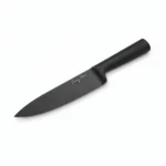 33.6cm Stainless Steel 8 Inch Professional Chef Knife with Matte Black Non-Stick Coating and Ergonomic Handle - DH3617-BLACK