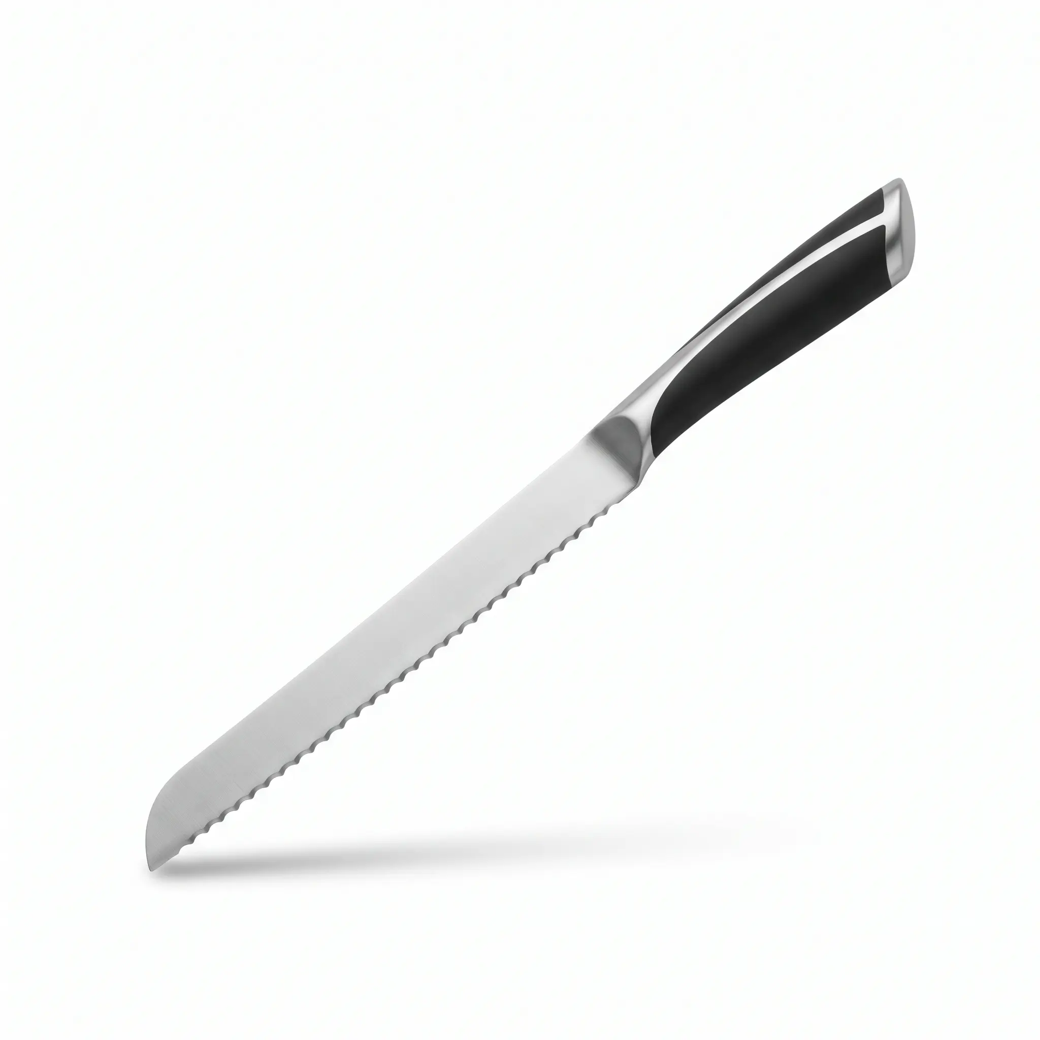 8-Bread-Knife-34cm_Kitchenware_12299_3.webp 34cm Stainless Steel 8 Inch Professional Bread and Pastry Slicing Knife with Serrated Edge and Ergonomic ABS Handle - DH1386-NATURAL - Image 1