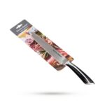 33.5cm Stainless Steel Professional Meat Slicing and Carving Knife with Ergonomic ABS Black Handle - DH1387-NATURAL - Image 2
