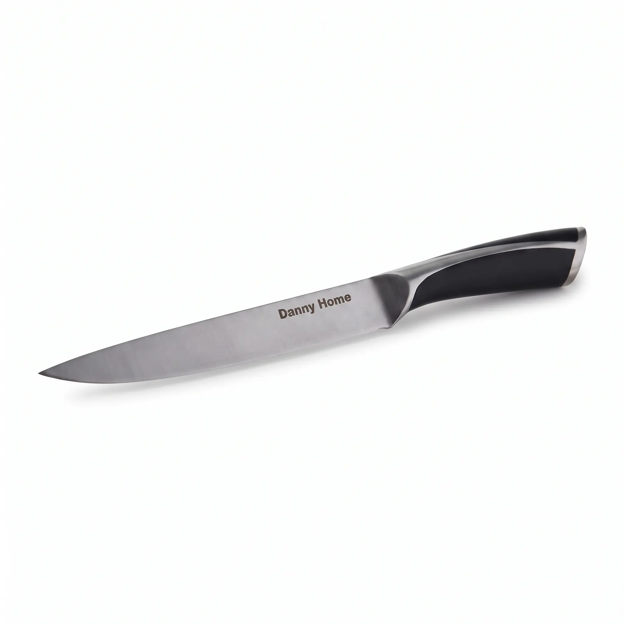ABS-Black-Carving-Knife-33.5cm_Kitchenware_12300_3.webp 33.5cm Stainless Steel Professional Meat Slicing and Carving Knife with Ergonomic ABS Black Handle - DH1387-NATURAL - Image 1