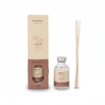 Fresh Rose Petal Romantic Aromatherapy Home Reed Diffuser with 30ml Mini Glass Bottle and Natural Rattan Sticks - AT16-02