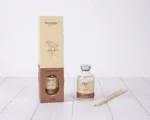 Fresh Rose Petal Romantic Aromatherapy Home Reed Diffuser with 30ml Mini Glass Bottle and Natural Rattan Sticks - AT16-02 - Image 2
