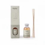 Classic Vanilla Sweet Aromatherapy Home Reed Diffuser with 30ml Mini Glass Bottle and Natural Rattan Sticks - AT16-01