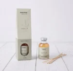 Classic Vanilla Sweet Aromatherapy Home Reed Diffuser with 30ml Mini Glass Bottle and Natural Rattan Sticks - AT16-01 - Image 2