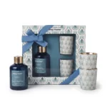 Ocean Fragrance Home Aromatherapy Set with 100ml Reed Diffuser and Two 45g Glass Votive Candles - AT20-25