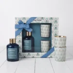 Ocean Fragrance Home Aromatherapy Set with 100ml Reed Diffuser and Two 45g Glass Votive Candles - AT20-25 - Image 2