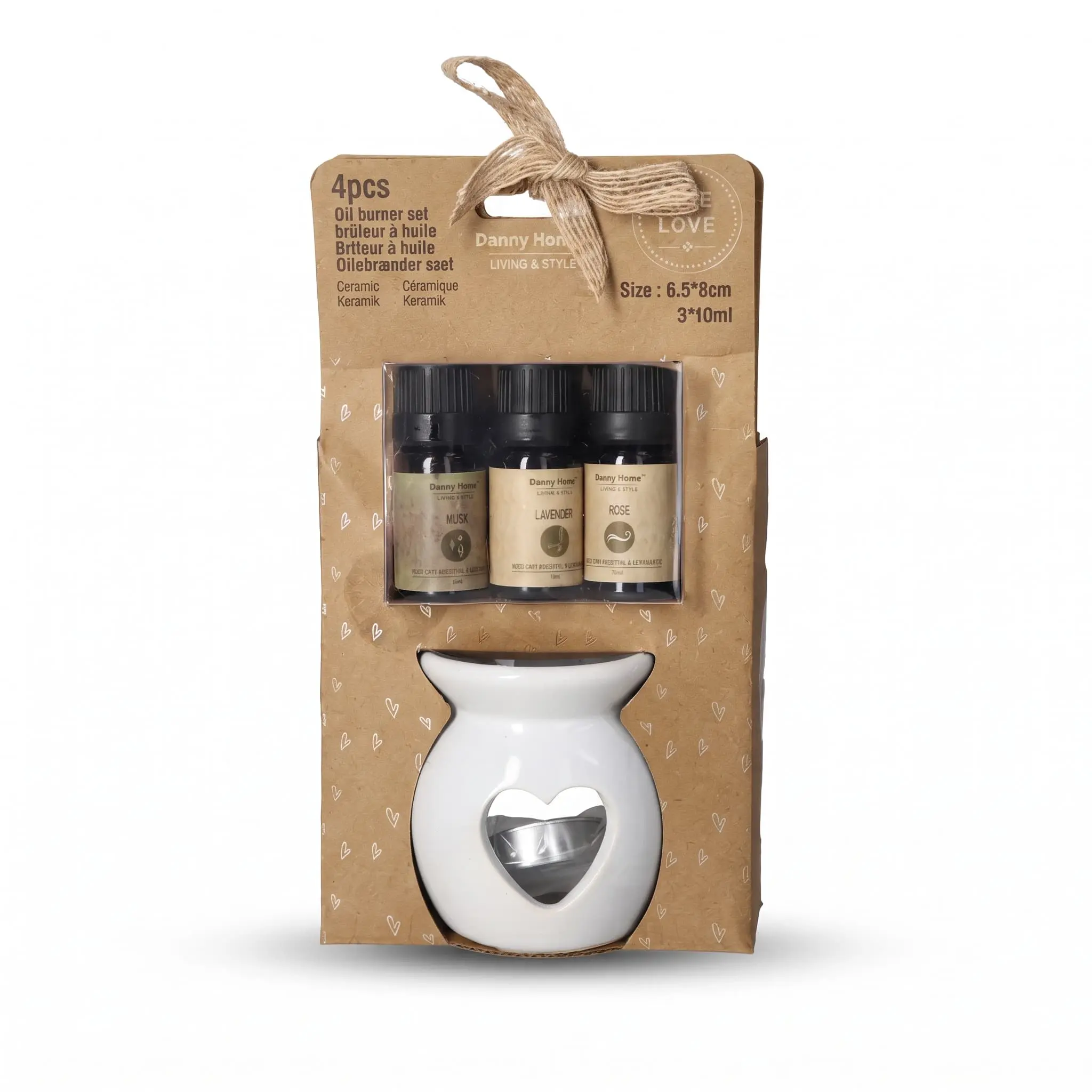 Aroma-Set-10ml3pcs-Lavender_Home-Deco_12093_3.webp Soothing Lavender Herbal Home Fragrance Aroma Set with Three 10ml Concentrated Oils and Heart Vent Ceramic Tealight Burner - AT10-04 - Image 1
