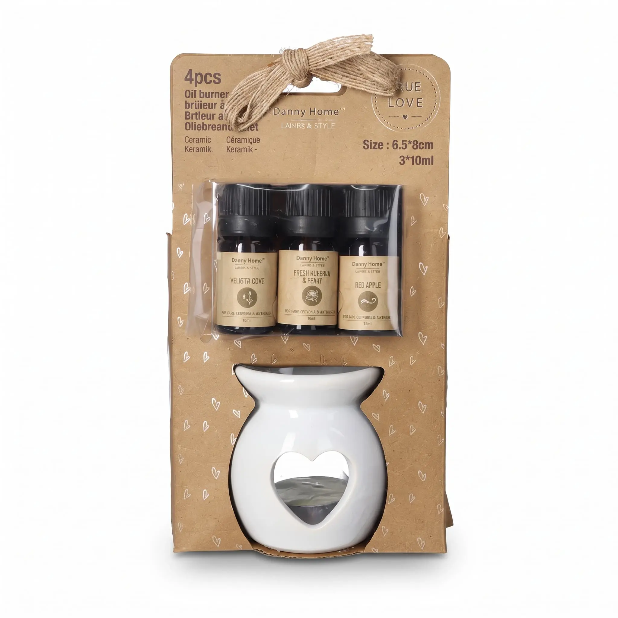Aroma-Set-10ml3pcs-White-Peony_Home-Deco_12090_3.webp White Peony Floral Home Fragroma Aroma Set with Three 10ml Fragrance Oils and Heart Cutout Ceramic Tealight Burner - AT10-01 - Image 1