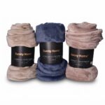 Premium 130x160cm Compact Flannel Plush Throw Blanket – 210GSM Ultra-Soft Microfiber Sofa Fleece (Model BL04) - Image 2