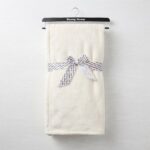 Premium 130x160cm Heavyweight Flannel Plush Throw Blanket – 350GSM Cream Beige Microfiber Fleece Sofa Blanket (Model BL08-1F) - Image 2