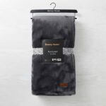 Premium 220x200cm Heavyweight Flannel Plush Throw Blanket – 350GSM Charcoal Dark Gray Microfiber Fleece King Bed Blanket (Model BL08-3E) - Image 2