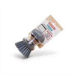 Premium 5x5x9cm Soap-Dispensing Palm Dish Brush with Heavy-Duty Nylon Scrubbing Bristles and Leak-Proof Reservoir (DM23-109)