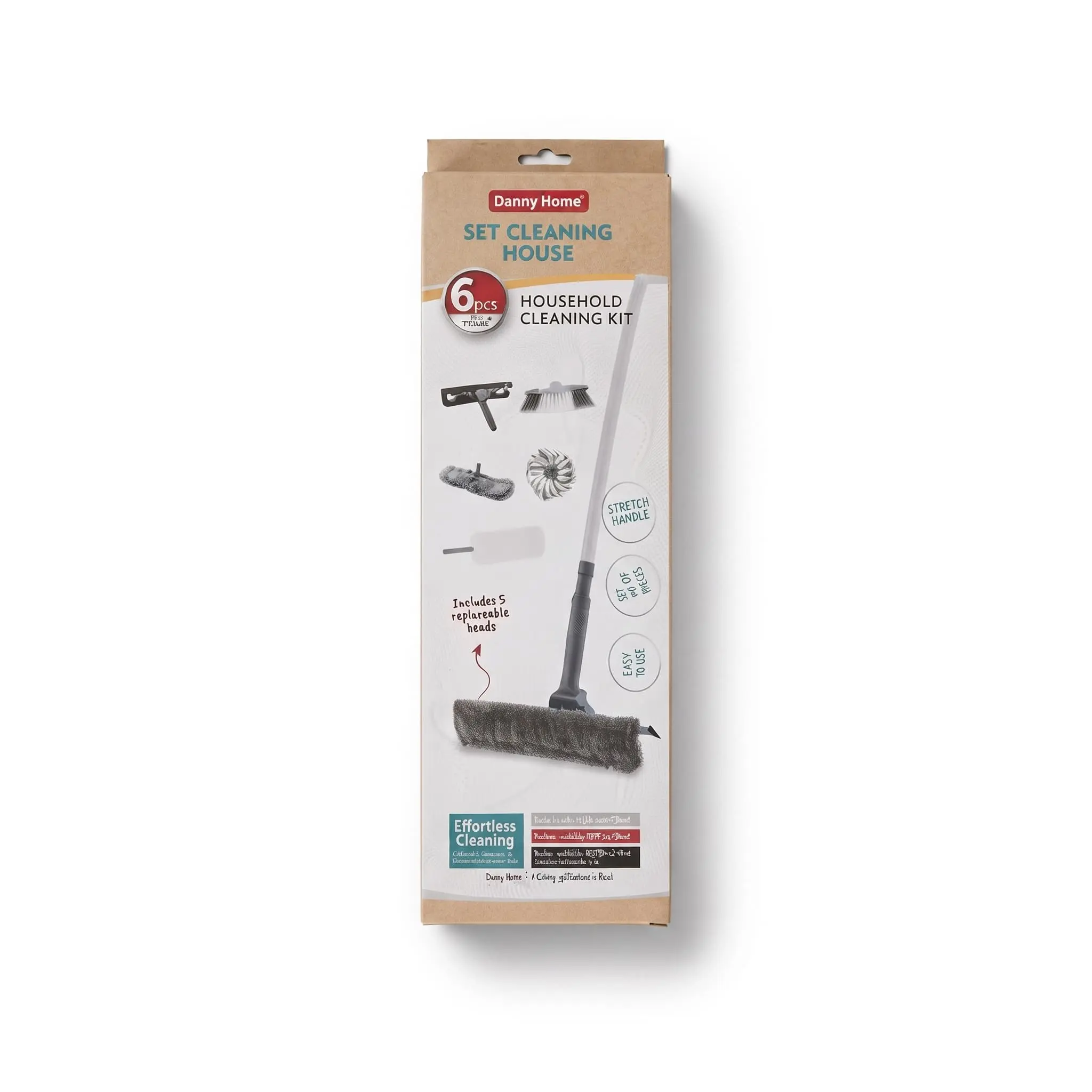 Cleaning-Set-6pcs-226.570_Houseware_11400_3.webp High-Performance 22x6.5x70cm Modular Window Cleaning Kit with Telescopic Extension Pole and Multi-Angle Squeegee Scrubber Head (DM23-120) - Image 1