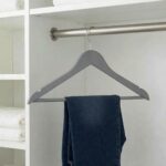 Premium 44.5cm Wooden Clothes Hangers 3-Pack with Non-Slip Shoulder Notches and Smooth Matte Finish (WH010G-3) - Image 2