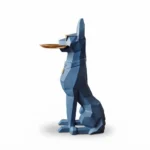 Faceted Anubis Floor Statue & Accent Serving Table (100.5cm) | SKU: FM1-12