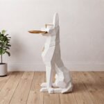 Faceted Anubis Floor Statue & Accent Serving Table (100.5cm) | SKU: FM1-12 - Image 7
