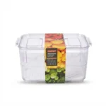 Premium 2800ml Clear Food Storage Bin with Collapsible Lid and Drain Tray (HO-021)