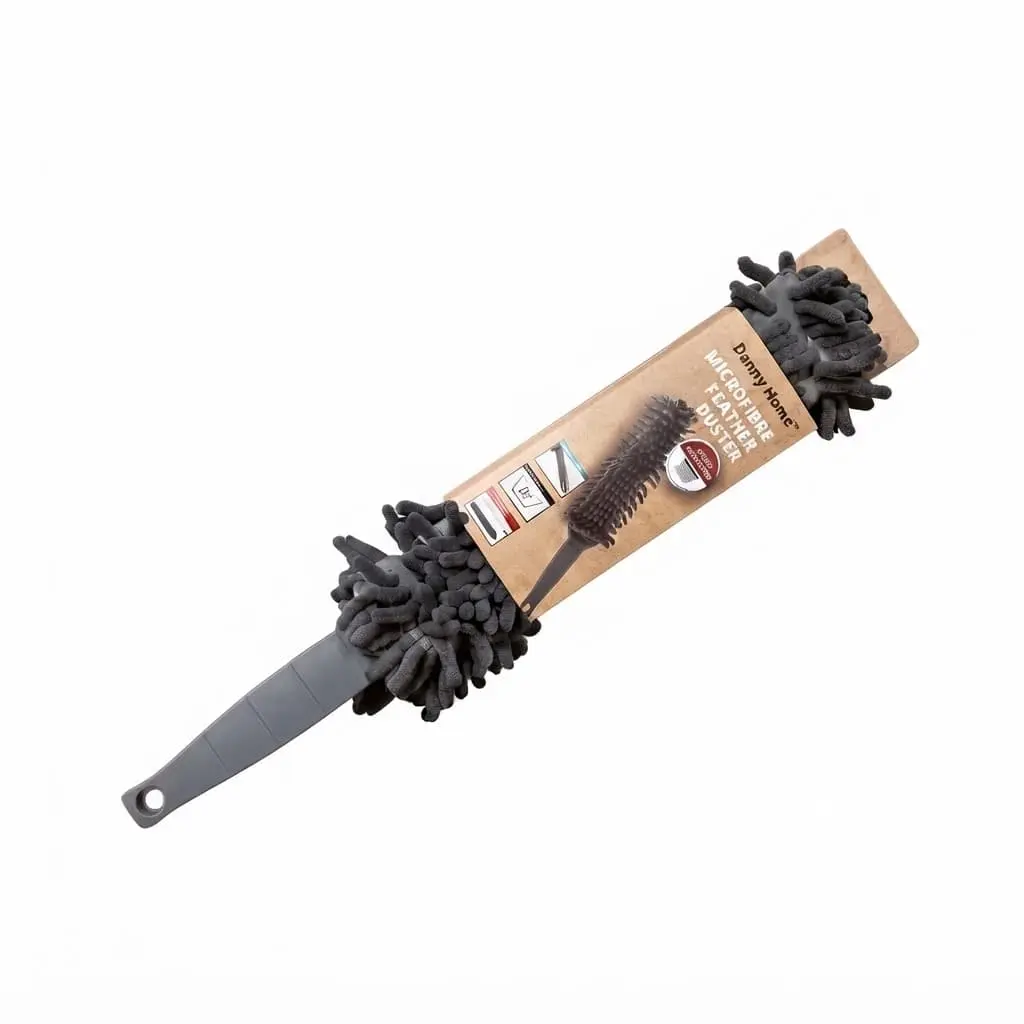 Duster-640cm_Houseware_11371_3.webp Duster - 6*40cmChic 6x40cm Microfiber Chenille Mini Duster with Electrostatic Dust-Trapping Loops and Ergonomic Handle (DM23-071) - Image 1