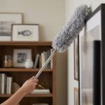 Premium 75cm Microfiber Chenille Duster with Lightweight Static-Trapping Strands and Ergonomic Rigid Handle (DM23-060) - Image 2