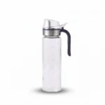 500ml Borosilicate Glass Cooking Oil and Vinegar Dispenser Bottle with Ergonomic Handle and Automatic Gravity Lid - 1900-17
