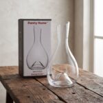 Danny Home 1.65L Glass Wine Decanter – Premium Crystal Clear Aerating Carafe, Modern Teardrop Sommelier Serving Jug (CB-24) - Image 3
