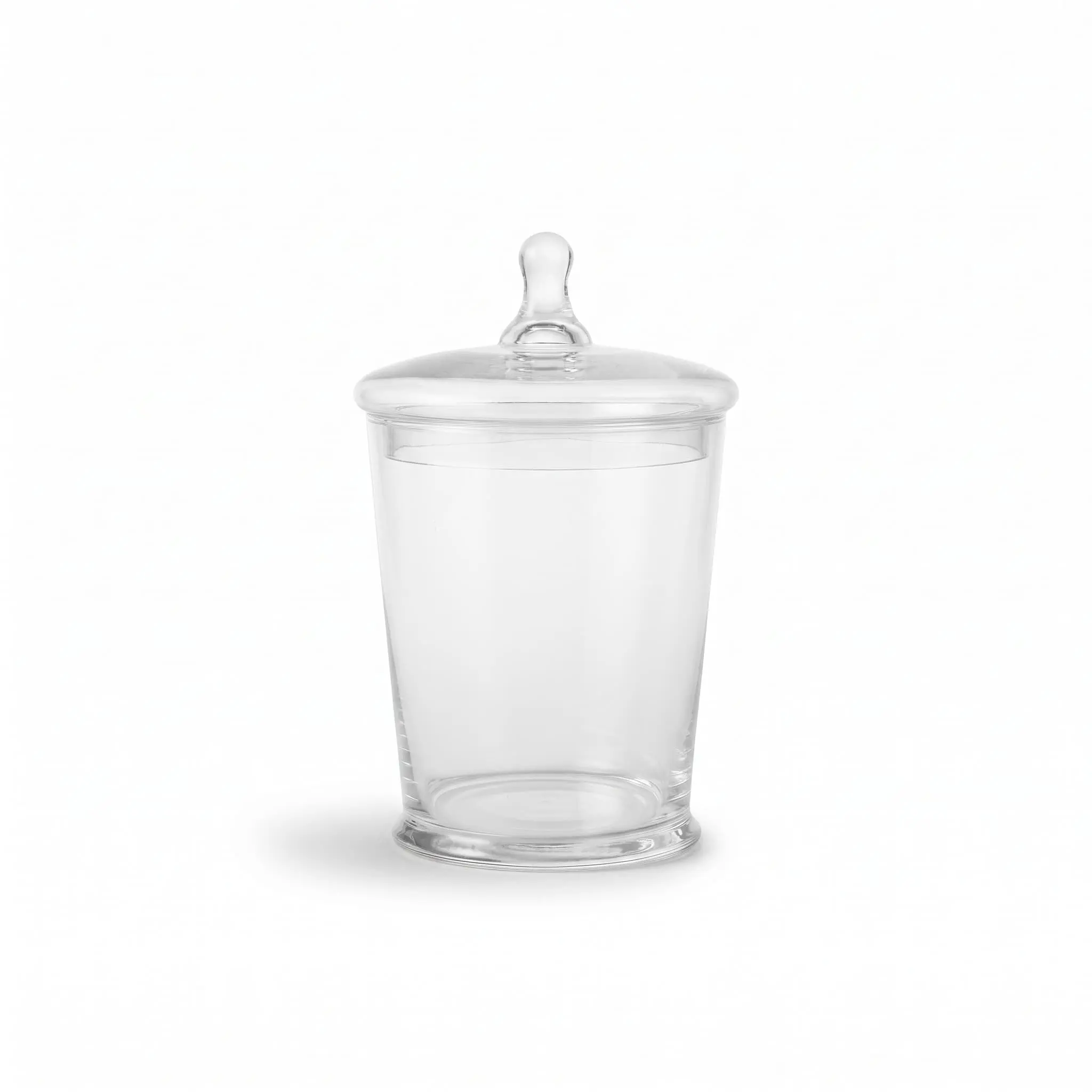 Glass-storage-jar-17.428.718.7cm_Kitchenware_12072_3.webp Danny Home Clear Glass Storage Jar with Lid – Premium 28.7cm Kitchen Cookie Canister, Decorative Accent Apothecary Countertop Urn (CB-55) - Image 1