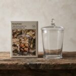 Danny Home Clear Glass Storage Jar with Lid – Premium 28.7cm Kitchen Cookie Canister, Decorative Accent Apothecary Countertop Urn (CB-55) - Image 3