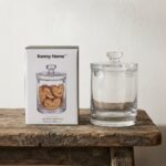 Danny Home 425ml Glass Storage Canister with Airtight Lid – Elegant 14cm Decorative Candy Jar, Premium Bathroom Vanity & Pantry Organizer Urn (CB-197) - Image 3