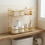 Danny Home 2-Tier Gold Plated Countertop Storage Rack | SKU: ZYB137 - Image 2