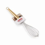 29cm Stainless Steel Wire Balloon Egg Whisk with Elegant Gold Tapered Handle - DH3371-GOLD