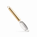 22cm Stainless Steel Straight Swivel Vegetable Peeler with Elegant Gold Handle - DH3372-GOLD