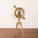 Gold metallic desk clock – 31.5*14CM   BX-60 , also not from danny home - Image 2