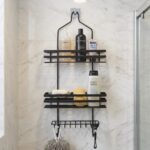 Danny Home 3-Tier Tall Hanging Shower Caddy with Integrated Hooks (57cm) | SKU: ZYB025 - Image 2