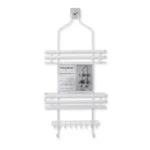 Danny Home 3-Tier Tall Hanging Shower Caddy - White (57cm) | SKU: ZYB026