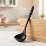 Danny Home Silicone Compact Soup Server Spoon 21.5cm - DH3587-BLACK - Image 2