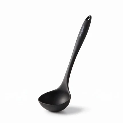 Danny Home Silicone Compact Soup Server Spoon 21.5cm - DH3587-BLACK