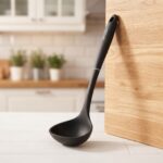 Danny Home Silicone Deep Soup Server Spoon 28.5cm - DH3901-BLACK - Image 2