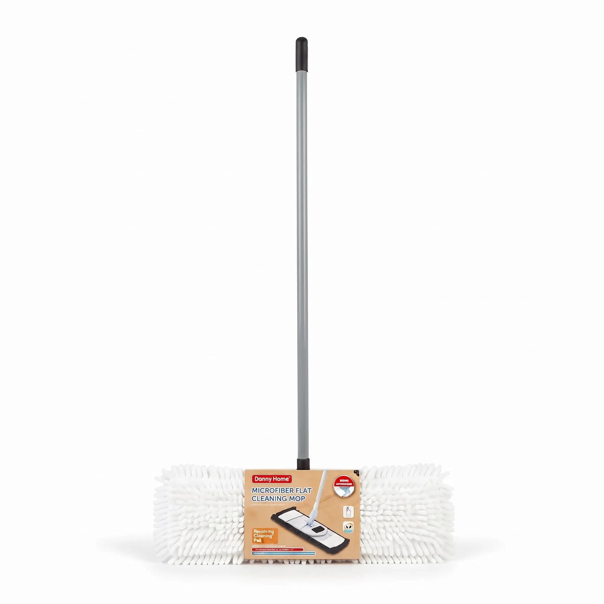 Mop-1360cm_Houseware_11385_3.webp High-Performance 13x60cm Industrial Flat Mop with Lightweight Aluminum Handle and Pocket Sleeve Microfiber Pad (DM23-046) - Image 1