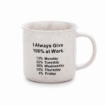 Printed Porcelain Coffee Mug and 350ml Office Ceramic Tea Cup - T01-185B - Image 3