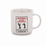 Printed Porcelain Coffee Mug and 350ml Office Ceramic Tea Cup - T01-185B - Image 2