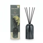 Nordic Vetiver Earthy Aromatherapy Reed Diffuser Set in Smoked Grey Glass Dome Vessel 100ml - AT20-13