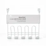 White 9-Hook Over-the-Door Storage Organizer Rack | SKU: ZYB066
